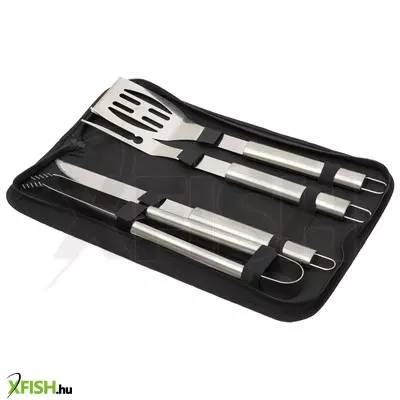 Home grt09 bbq készlet táskában, 4 db-os (kés, villa, lapát, csipesz)