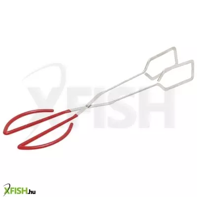 Home grt10 húskiszedő csipesz, krómozott acél, 39 cm, gumírozott fogantyú