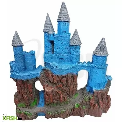 Szer-ber team kastély akvárium dekoráció - 23,5x9,5x25cm (gu-144)