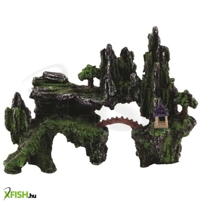 Szer-ber team hegyi ösvény akvárium dekoráció - 24,5x9x17cm (gu-149a)