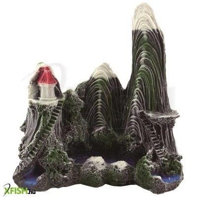 Szer-ber team hegyi patak akvárium dekoráció - 34x18x37cm (gu-160)