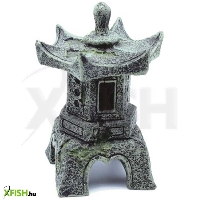 Szer-ber team pagoda akvárium dekoráció - 10,5x9,5x15cm (gu-291)