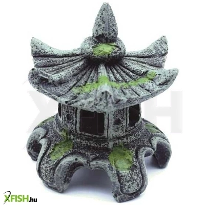 Szer-ber team pagoda akvárium dekoráció - 8,5x8x5cm (gu-292)