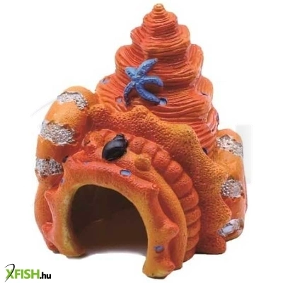 Szer-ber team csigaház barlang akvárium dekoráció - 10x11,5x12cm (gu-362)