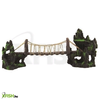 Szer-ber team függőhíd ( 3 részes ) akvárium dekoráció - 49x10x21cm (gu-403)