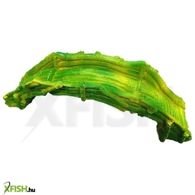 Szer-ber team bambuszhíd akvárium dekoráció - 30x7x8cm (gu-456)