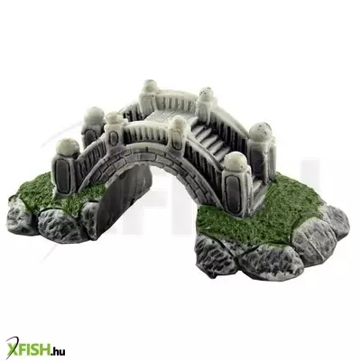 Szer-ber team lépcsős híd akvárium dekoráció - 15x7,5x6,5cm (gu-472b)