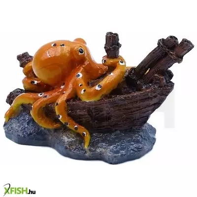 Szer-ber team polip akvárium dekoráció - 10,5x5x6,5cm (gu-743)