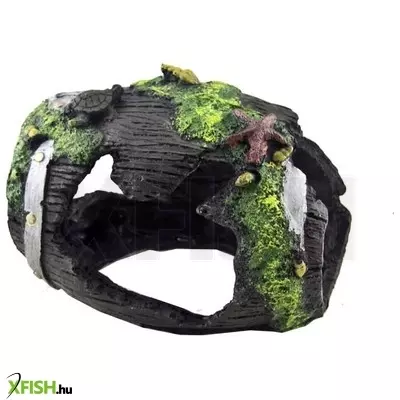 Szer-ber team hordó akvárium dekoráció - 20x15x15cm (gu-818)