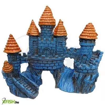 Szer-ber team kastély akvárium dekoráció - 14,5x7x12cm (gu-855)