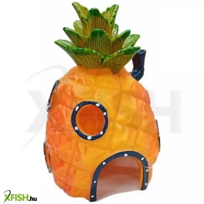 Szer-ber team ananászház akvárium dekoráció - 9x8x12cm (gu-890)