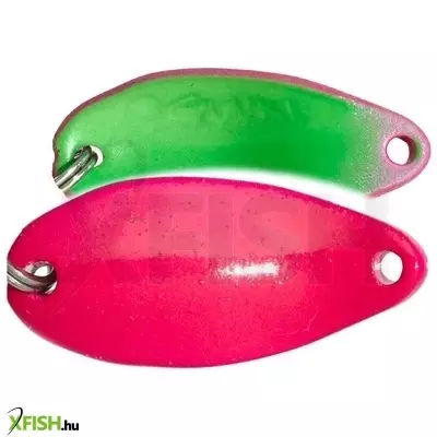 Gunki Slide Támolygó Kanál Villantó Pink Zöld 2,48cm 2,1Gr 1db
