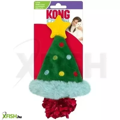 KONG Holiday Crackles Karácsonyfa Macskajáték