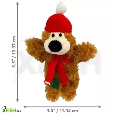 KONG Holiday Puha Medve Vegyes Macskajáték