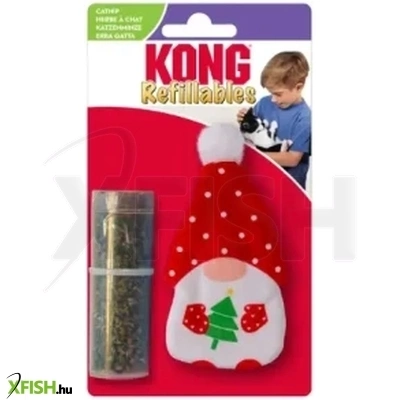 Kong Holiday Macskamentával Tölthető Manó Macskajáték