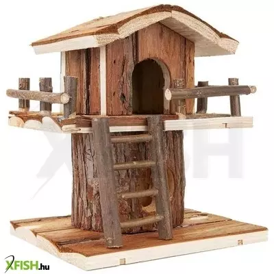 Happet emeletes hörcsög faház - 18x18x21,5cm