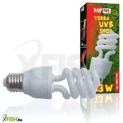 happet uvb 5.0 energiatakarékos terrárium izzó - 13w e27