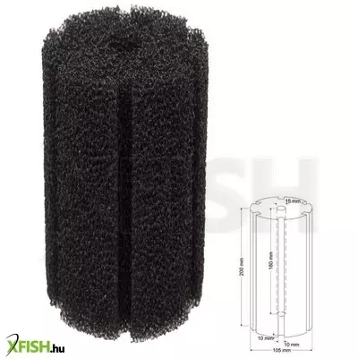 Happet szűrőszivacs henger akváriumi szűrőhöz - 10x20cm