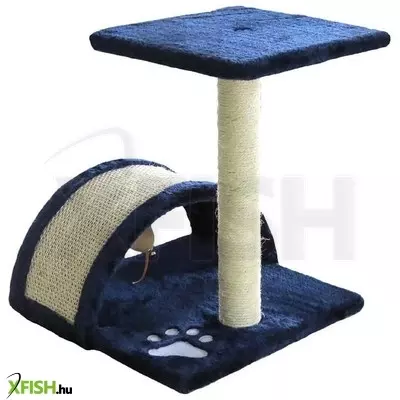 Happet d016 macskabútor kaparófával sötétkék - 36x35x42cm