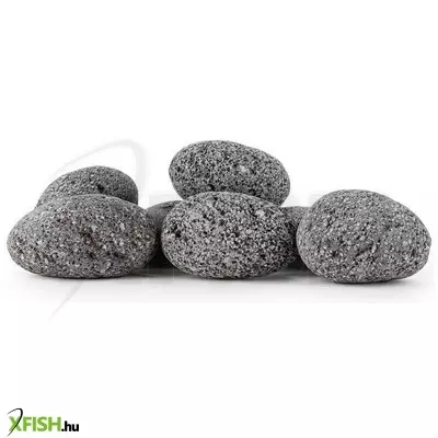 Happet fekete láva kavics akvárium dekoráció - 9-12cm