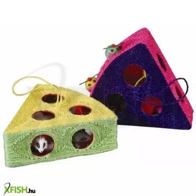 happet sajt formájú macskajáték és kaparófa 28x28cm