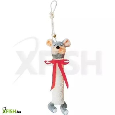 Happet egér kinézetű kaparófa macskajáték 45cm