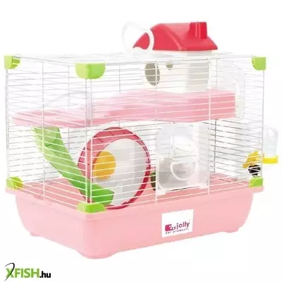 Happet gremi cozzy cottage L hörcsög ketrec rózsaszín - 36*26*33cm