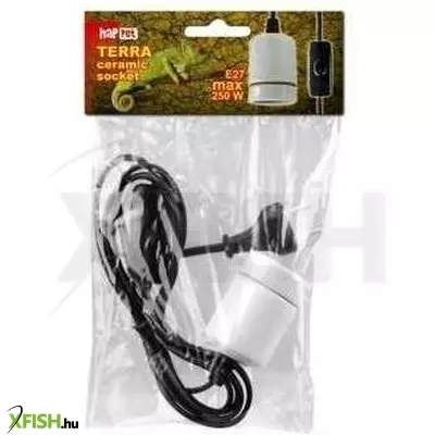 happet kerámia izzófoglalat terráriumba - max. 250w (e27)