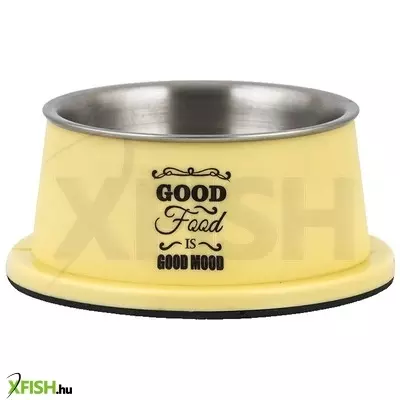 Happet spaniel delux fémtál 300 ml sárga