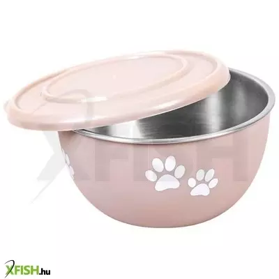 happet fémtál műanyag fedővel 350 ml