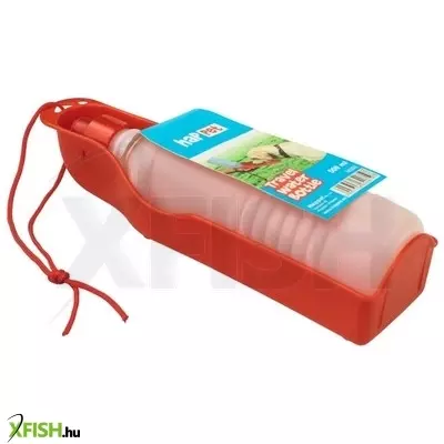 Happet hordozható itató 500 ml - piros