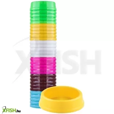 Happet műanyag tálka készlet rágcsálóknak, hüllőknek (6db)