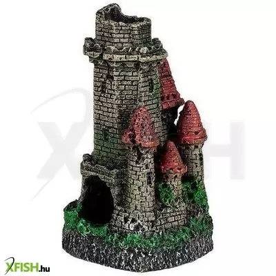 Vártorony akvárium dekoráció - r009 happet (5x5x8cm) - kifutó