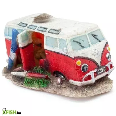 minibusz akvárium dekoráció - r038 happet (16,5x11x8,5cm) - kifutó