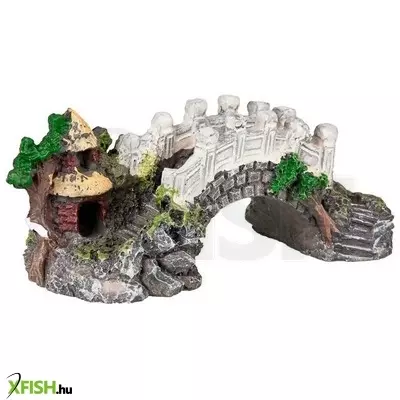 Kőhíd akvárium dekoráció - r066 happet (10x4,5x4cm) - kifutó