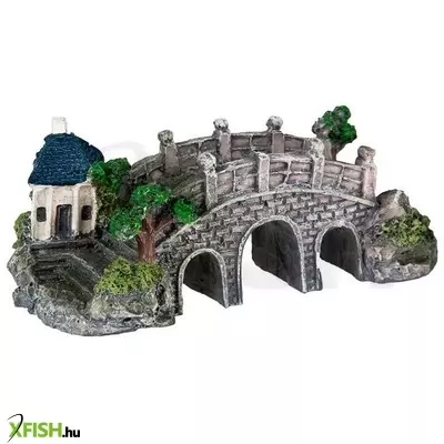 Híd akvárium dekoráció - r067 happet (10x4,5x4cm) - kifutó