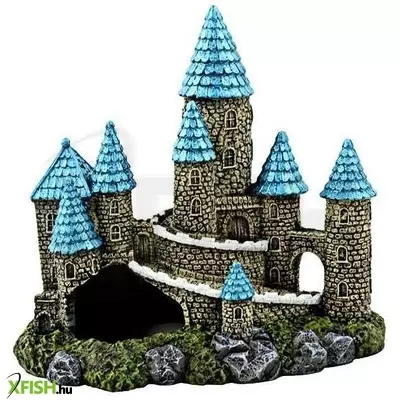 Kastély akvárium dekoráció - r158 happet (18x16x12,5cm) - kifutó