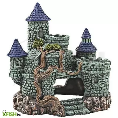 Kastély akvárium dekoráció - r159 happet (18x16x12,5cm) - kifutó
