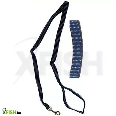 Happet kutya póráz M - fekete-kék kockás