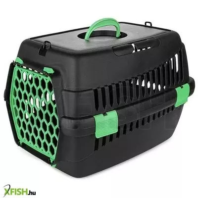 Happet teddy S kisállat szállító box - 50x33x33cm (zöld)