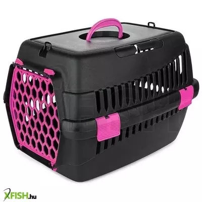 Happet teddy S kisállat szállító box - 50x33x33cm (lila)