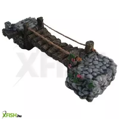 Függőhíd akvárium dekoráció - u219 happet (18x9x8cm)