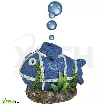 Tengeralattjáró akvárium dekoráció levegőporlasztóval - u735 happet (4,5x4x8cm)
