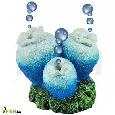 Korall akvárium dekoráció levegőporlasztóval - u738 happet (6,5x5,5x6cm)