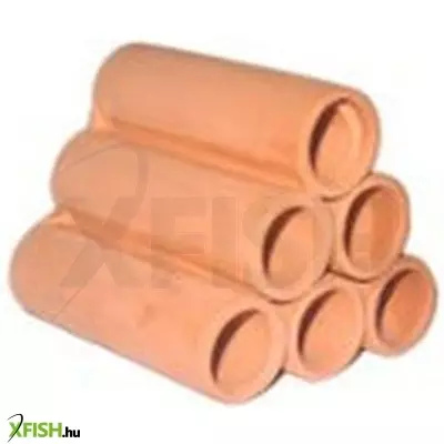 Happet kerámia csőpiramis akváriumi garnéláknak, terráriumi rovaroknak - terrakotta (u934)