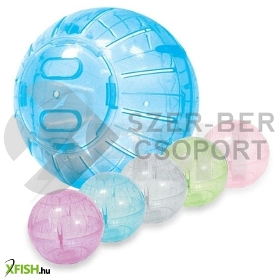 Happet rágcsáló futógömb 14,5cm - magenta