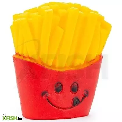 Happet sípoló kutyajáték - sültkrumpli 8cm (vinil gumi)