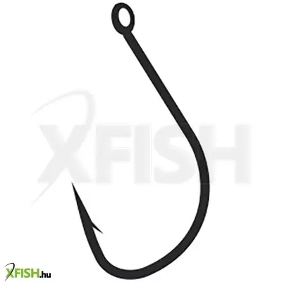 Hayabusa Hb300 Umitanago Ringed Black Nickel Pontyozó Horog 8-as 10db/csomag