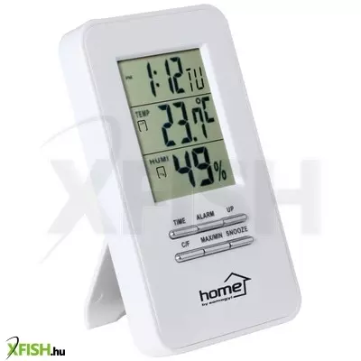 home hc 13 hő- és páratartalom-mérő ébresztőórával, beltéri hőmérséklet kijelzése, ébresztés szundifunkcióval
