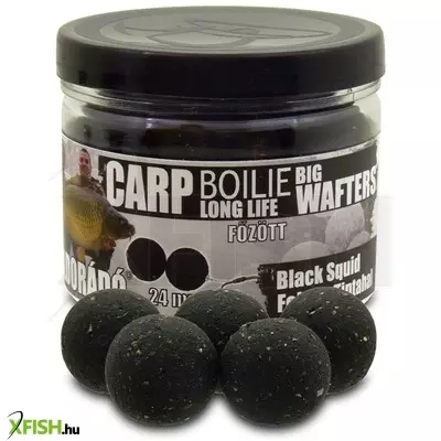 Haldorádó Carp Boilie Big Wafters - Black Squid 70 G / 24 Mm Horog Bojli